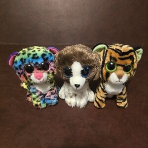 Squishmallows Multicolor Plush Animal Trio